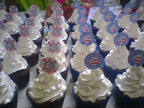 Cupcakes do seu Time