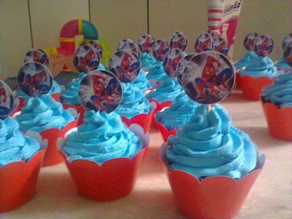 Cupcakes Homem Aranha