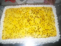 Torta Quadrada de Maracujá